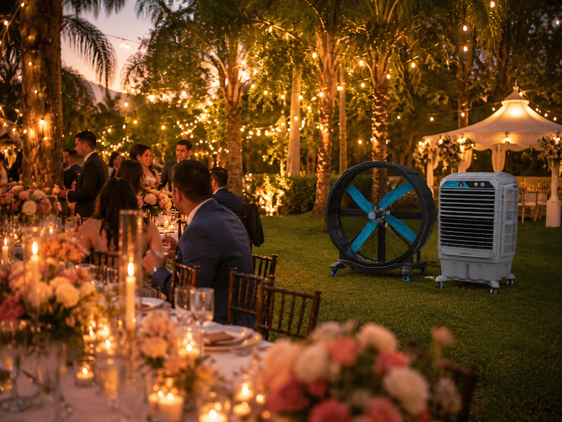 Bodas con ambiente fresco y cómodo gracias a Coolers MTY